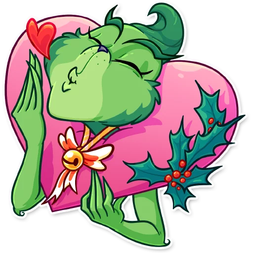 😘 Стикер «Grinch» для Telegram