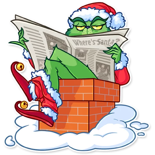 🧐 Стикер «Grinch» для Telegram