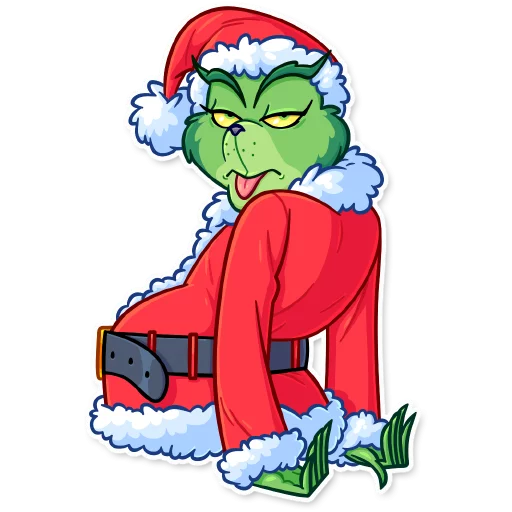 😝 Стикер «Grinch» для Telegram
