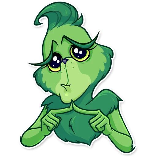 🥺 Стикер «Grinch» для Telegram