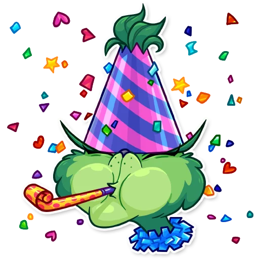 🥳 Стикер «Grinch» для Telegram