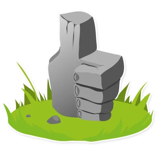 🗿 Стикер «Stone» для Telegram