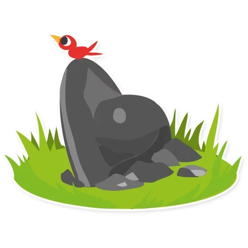 🗿 Стикер «Stone» для Telegram