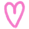 💖 Эмодзи «Розовые яркие буквы» для Telegram