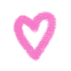 💘 Эмодзи «Розовые яркие буквы» для Telegram