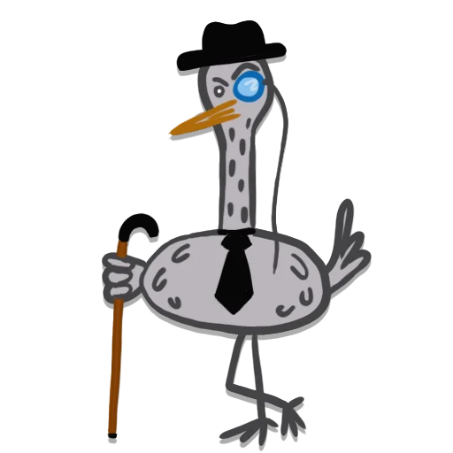 🧐 Стикер «StorkStickers» для Telegram