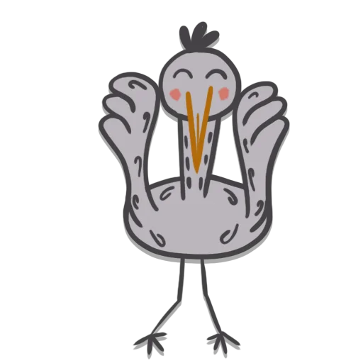☺️ Стикер «StorkStickers» для Telegram