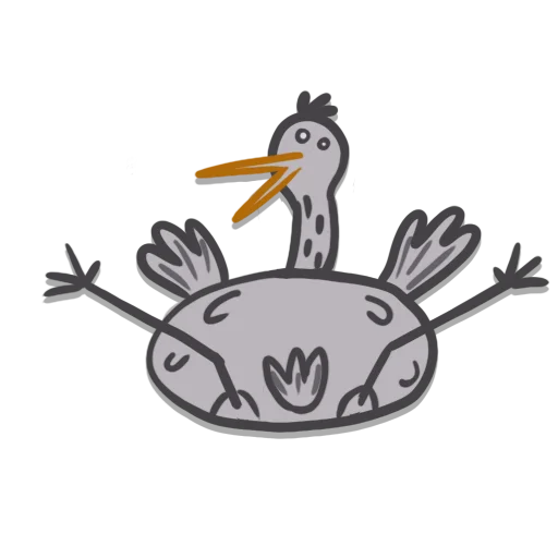 🤷‍♀️ Стикер «StorkStickers» для Telegram