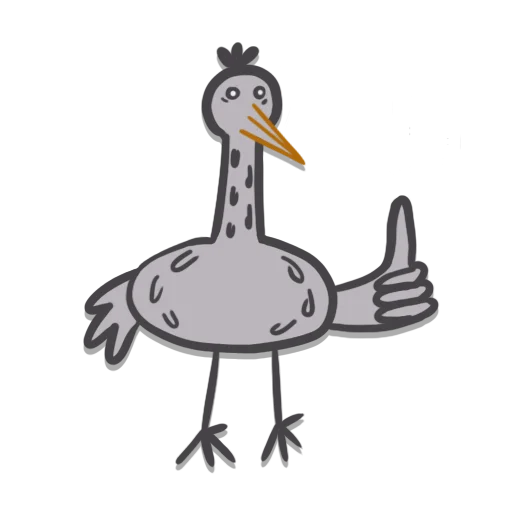 👍 Стикер «StorkStickers» для Telegram