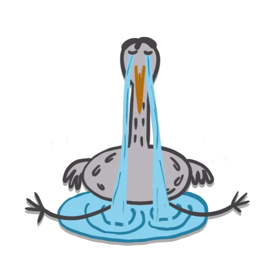 😭 Стикер «StorkStickers» для Telegram