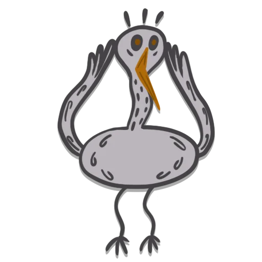 😱 Стикер «StorkStickers» для Telegram