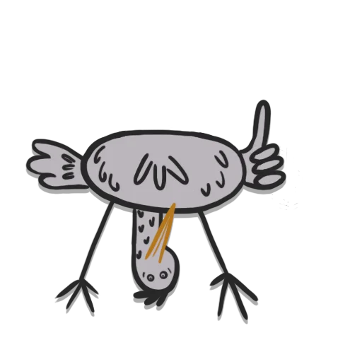 👍 Стикер «StorkStickers» для Telegram