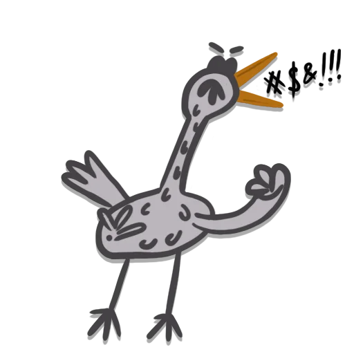 🤬 Стикер «StorkStickers» для Telegram