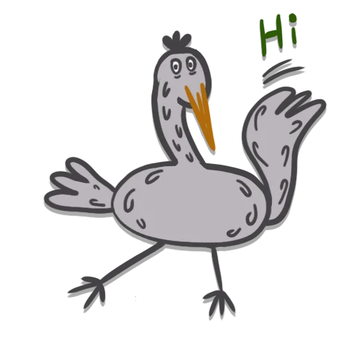 Стикерпак StorkStickers для Telegram