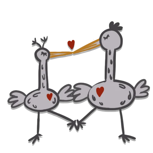 😘 Стикер «StorkStickers» для Telegram