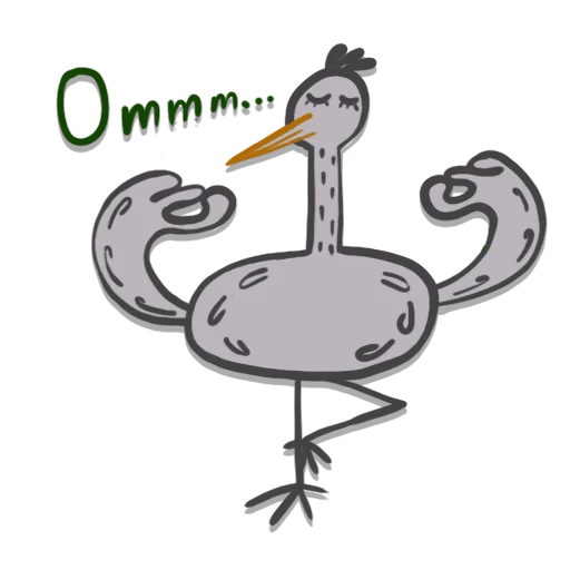 🧘‍♂️ Стикер «StorkStickers» для Telegram