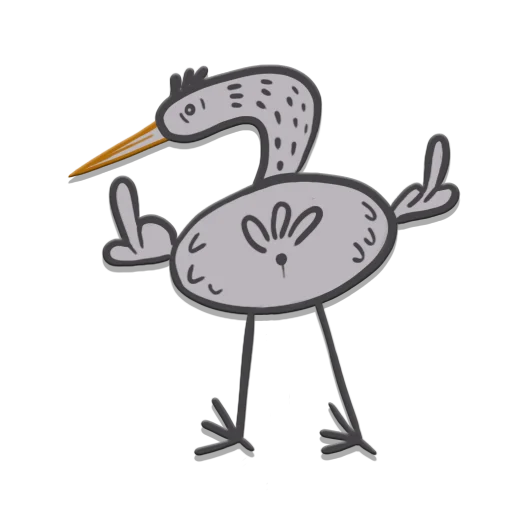 🖕 Стикер «StorkStickers» для Telegram