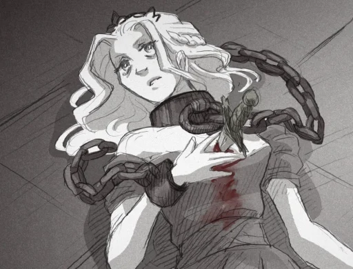 💀 Стикер «Slay the Princess» для Telegram
