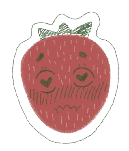 🌟 Стикер «клубника» для Telegram