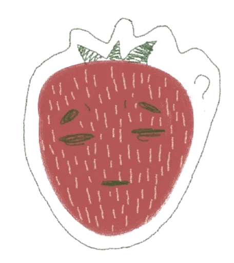 🌟 Стикер «клубника» для Telegram