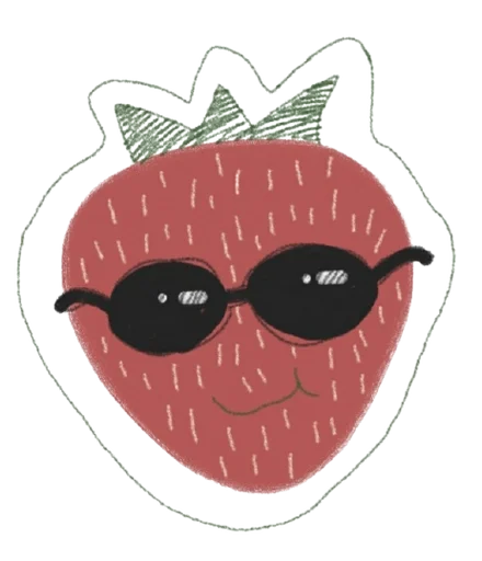🌟 Стикер «клубника» для Telegram