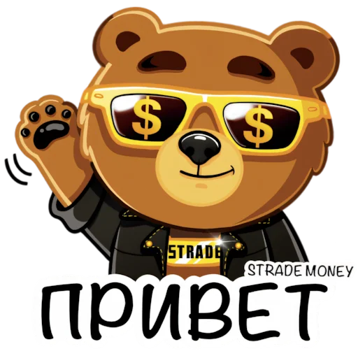 Стикерпак STRADE MONEY для Telegram