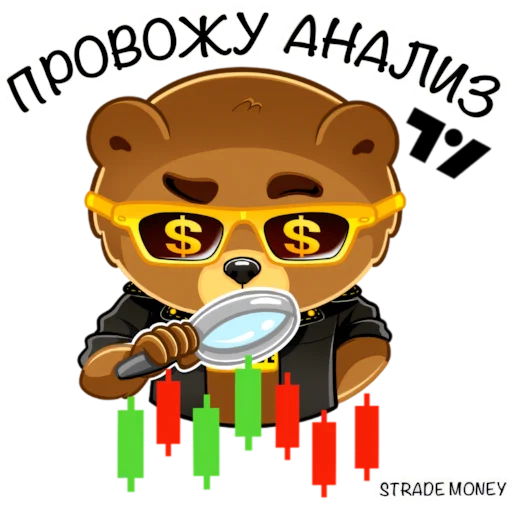 🔍 Стикер «STRADE MONEY» для Telegram