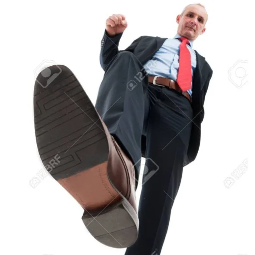 👞 Стикер «СТРЕЙТ ВАЙТ МЕН» для Telegram