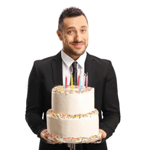 🎂 Стикер «СТРЕЙТ ВАЙТ МЕН» для Telegram