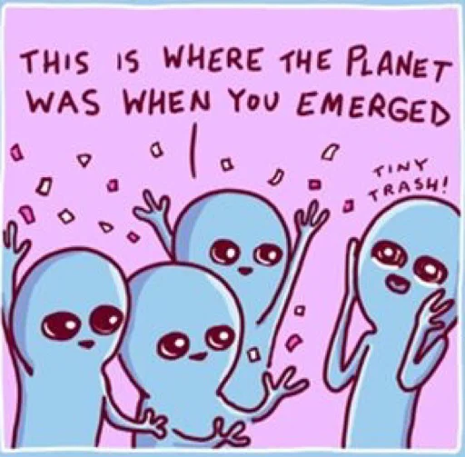 🎉 Стикер «Strange Planet» для Telegram