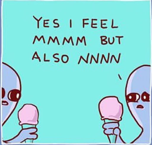 🍧 Стикер «Strange Planet» для Telegram