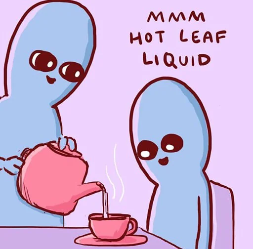 ☕️ Стикер «Strange Planet» для Telegram