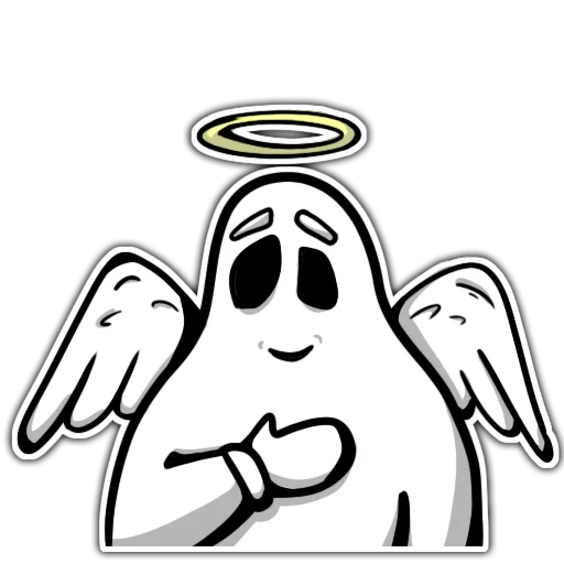 😇 Стикер «Незнакомец» для Telegram