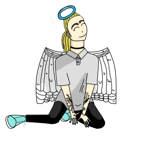 😇 Стикер «СТРАННАЯ» для Telegram