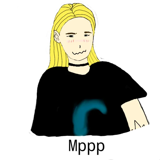 😼 Стикер «СТРАННАЯ» для Telegram
