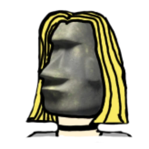 🗿 Стикер «СТРАННАЯ» для Telegram