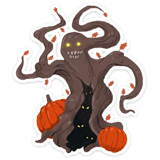👹 Стикер «Страшилки» для Telegram