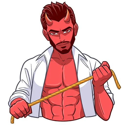 😈 Стикер «Chili Devil & Honey Angel» для Telegram