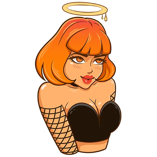 ☺️ Стикер «Chili Devil & Honey Angel» для Telegram
