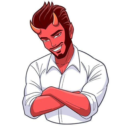 😅 Стикер «Chili Devil & Honey Angel» для Telegram