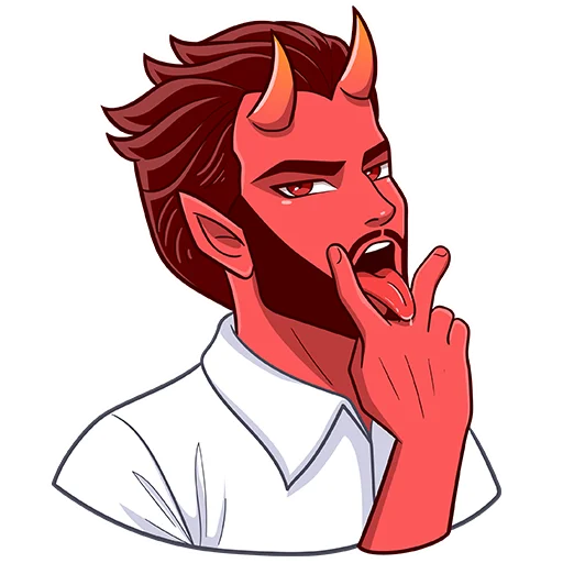 👅 Стикер «Chili Devil & Honey Angel» для Telegram