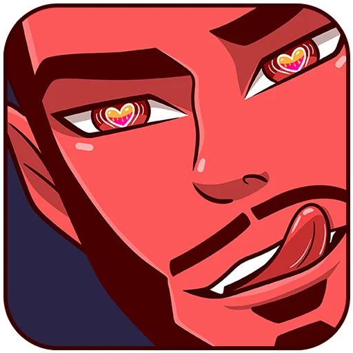 😍 Стикер «Chili Devil & Honey Angel» для Telegram