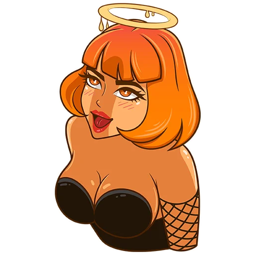 🤩 Стикер «Chili Devil & Honey Angel» для Telegram