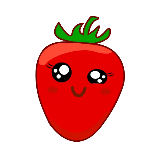 😉 Стикер «Strawberry» для Telegram