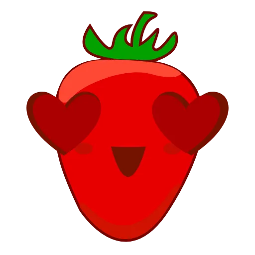 😍 Стикер «Strawberry» для Telegram