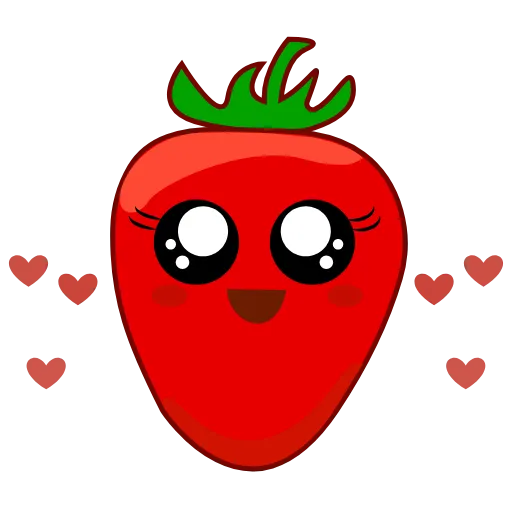 ❤️ Стикер «Strawberry» для Telegram