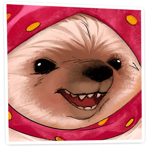 🍓 Стикер «Лёля» для Telegram