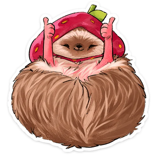 🍓 Стикер «Лёля» для Telegram