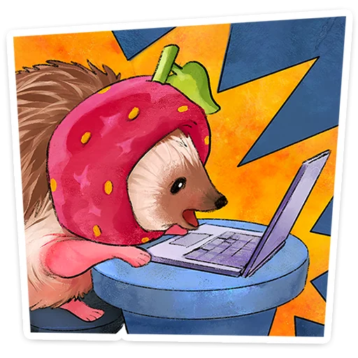 🍓 Стикер «Лёля» для Telegram