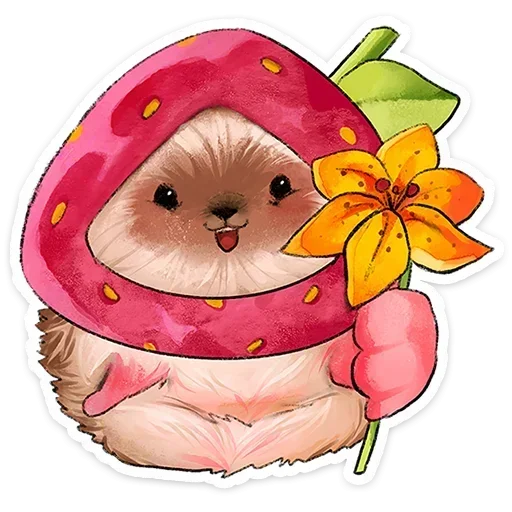 🌺 Стикер «Леля» для Telegram